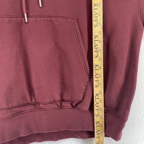 CHAMPION Hoodie Adult XS Classic Fleece Pullover Sport Sweatshirt Jumper Maroon - Picture 11 of 12